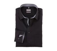 Businesshemd OLYMP "Luxor comfort fit" Gr. 42, N-Gr, schwarz, Herren, Obermaterial: 100% Baumwolle, Hemden (25877555-42) schwarz