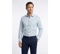Businesshemd OLYMP "Luxor", Herren, Gr. 40, Verlängerter Arm, bleu, Web, Obermaterial: 100% Baumwolle, gemustert, unifarben, comfort fit normal, 2-Knopf-Manschette verstellbar, Hemden, New Kentkragen,