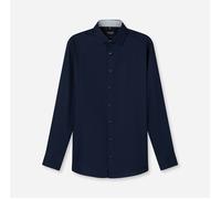 OLYMP Hemd Luxor – Modern Fit, New Kentkragen, extra langer Arm, marine, Gr. 43