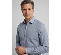 OLYMP Hemd Herren Slim Fit Langarm Baumwolle blau, 37