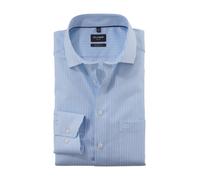 OLYMP Luxor Hemd Streifen Blau - Größe 38 Hellblau 38