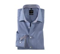 Businesshemd OLYMP "Luxor modern fit", Herren, Gr. 41, N-Gr, blau (royal), Web, Obermaterial: 100% Baumwolle, kariert, Hemden (79562604-41) royal