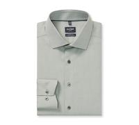 Businesshemd OLYMP "Luxor 24/Seven modern fit", Herren, Gr. 41, N-Gr, mint, Web, Obermaterial: 64% Baumwolle, 27% Polyester, 9% Elasthan, Hemden, Comfort Stretch (81894512-41) mint