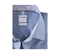 Businesshemd OLYMP "Luxor modern fit", Herren, Gr. 43, N-Gr, blau (royal), Web, Obermaterial: 100% Baumwolle, Hemden (13998139-43) royal