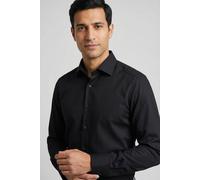 OLYMP Herren Oberhemd Langarm Luxor.24.Seven,Twill,modern fit,Global Kent,schwarz 68,45