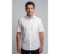 Businesshemd OLYMP "Luxor modern fit", Herren, Gr. 46, N-Gr, beige, Web, Obermaterial: 100% Baumwolle, tailliert, Hemden, Kentkragen, bügelfrei (47635211-46) beige