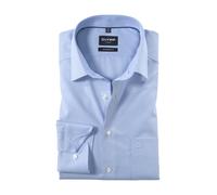 OLYMP Herren Oberhemd Langarm Luxor,Vichy Karo,modern fit,New Kent,bleu 11,46