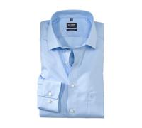 OLYMP Businesshemd Luxor modern fit – 100% Baumwolle, bügelfrei, hellblau Gr. 46