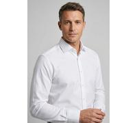 OLYMP Hemd Luxor 24/Seven Modern Fit Langarm Twill Weiß Größe 46
