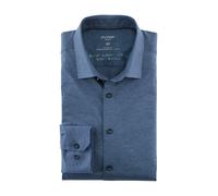OLYMP Herren Businesshemd Langarm No.Six.24.Seven,Single Jersey,super Slim,Urban Kent,Rauchblau 13,41