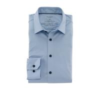 OLYMP Herren Oberhemd No. Six 24/Seven - Extra Slim Fit, Langarm, hellblau 44