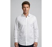 OLYMP Hemd No. Six Super Slim, Kentkragen, Baumwoll-Stretch, hellbeige Gr. 40