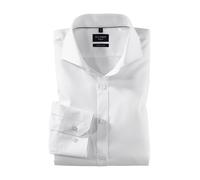 OLYMP Hemd Herren Extra Slim Fit Langarm Baumwoll-Stretch weiß, 45