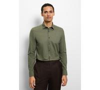 Businesshemd OLYMP "OLYMP Level Five 24/Seven, body fit, Businesshemd, Kent", Herren, Gr. 39, Normaler Arm, grün, 92% Baumwolle, 8% Elasthan, Hemden (29344512-39) grün