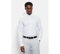 OLYMP Herren Businesshemd Langarm Level.Five.Body.fit,Single Jersey,Body fit,New York Kent,Weiss 00,42