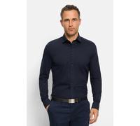 OLYMP Herren Businesshemd Langarm Level.Five.Body.fit,Single Jersey,Body fit,New York Kent,Marine 18,39