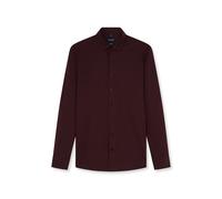 Businesshemd OLYMP "OLYMP Level Five 24/Seven, Body Fit, Kent", Herren, Gr. 40, Normaler Arm, braun (bordeaux), 92% Baumwolle, 8% Elasthan, Hemden (55203440-40) bordeaux