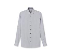 Businesshemd OLYMP "OLYMP Level Five 24/Seven, body fit, Modern Kent", Herren, Gr. 41, Normaler Arm, aubergine, 64% Baumwolle, 27% Polyester, 9% Elasthan, Hemden (42983317-41) aubergine