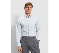 Businesshemd OLYMP "OLYMP Level Five 24/Seven, body fit, Modern Kent", Herren, Gr. 41, Normaler Arm, weiß, 64% Baumwolle, 27% Polyester, 9% Elasthan, Hemden (65602859-41) weiß