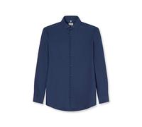 OLYMP Level Five 24/Seven, Atmungsaktives Stretch Hemd, body fit, Blau, Kent, 45 (0734641845)