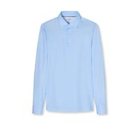 Businesshemd OLYMP "OLYMP Level Five 24/Seven, body fit, New York Kent", Herren, Gr. 42, Normaler Arm, bleu, 92% Baumwolle, 8% Elasthan, Hemden (46849835-42) bleu