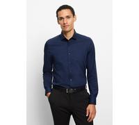 Businesshemd OLYMP "OLYMP Level Five, body fit, Businesshemd, Royal Kent", Jungen, Gr. 41, Normaler Arm, marine, 97% Baumwolle, 3% Elastolefin, Hemden (44982420-41) marine