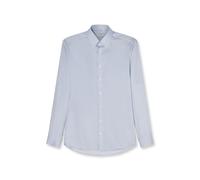 Businesshemd OLYMP "OLYMP Level Five, body fit, Button-down", Herren, Gr. 41, Normaler Arm, bleu, 100% Baumwolle, Hemden (15667848-41) bleu