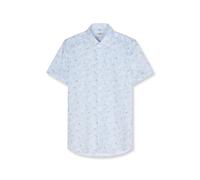 Businesshemd OLYMP "OLYMP Level Five, Body Fit, Kent", Herren, Gr. 39, Normaler Arm, blau (bleu), 97% Baumwolle, 3% Elastolefin, Hemden (26350312-39) bleu