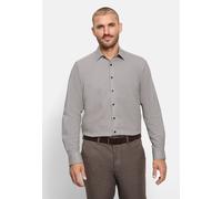 Businesshemd OLYMP "OLYMP Level Five, Body Fit, Kent", Herren, Gr. 39, Normaler Arm, grau (natur), 97% Baumwolle, 3% Elastolefin, Hemden (64407510-39) natur