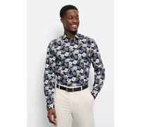 Businesshemd OLYMP "OLYMP Level Five, body fit, Kent", Herren, Gr. 40, Normaler Arm, marine, 97% Baumwolle, 3% Elastolefin, Hemden (22405232-40) marine