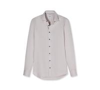 Businesshemd OLYMP "OLYMP Level Five, body fit, Kent", Herren, Gr. 40, Normaler Arm, nougat, 97% Baumwolle, 3% Elastolefin, Hemden (48893912-40) nougat