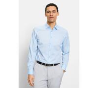 Langarmhemd OLYMP "Level Five", Herren, Gr. 42, N-Gr, hellblau, Web, Obermaterial: 100% Baumwolle, körpernah normal, 2-Knopf-Manschette, Hemden, Businesshemd, body fit, Kentkragen (70714835-42) hellbl