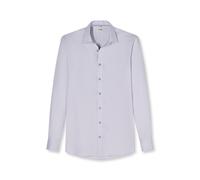 OLYMP Level Five Slim Fit Businesshemd aus Baumwoll-Mix mit Kentkragen in Flieder, Größe 43