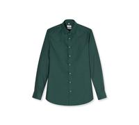 Businesshemd OLYMP "OLYMP Level Five, body fit, Kent", Herren, Gr. 43, Normaler Arm, grün, 97% Baumwolle, 3% Elastolefin, Hemden (85645111-43) grün