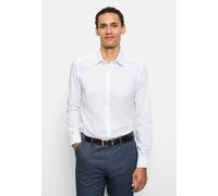 Businesshemd OLYMP "OLYMP Level Five, Body Fit, New York Kent", Herren, Gr. 38, Normaler Arm, weiß, 97% Baumwolle, 3% Elastolefin, Hemden (50433467-38) weiß