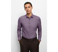 OLYMP Level Five Body Fit Hemd violett, Einfarbig