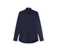 Businesshemd OLYMP "Level Five body fit", Herren, Gr. 39, N-Gr, blau (kobalt), Web, Obermaterial: 97% Baumwolle, 3% Elastolefin, 2-Knopf-Manschette, Hemden, schlichtes Design (93679412-39) kobalt
