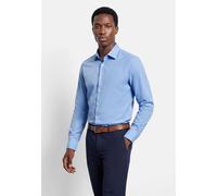 Businesshemd OLYMP "OLYMP Level Five, Body Fit, New York Kent", Herren, Gr. 43, Normaler Arm, blau (royal), 97% Baumwolle, 3% Elastolefin, Hemden (85951201-43) royal