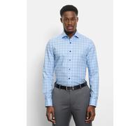 Businesshemd OLYMP "OLYMP Level Five, body fit, Royal Kent", Herren, Gr. 38, Normaler Arm, bleu, 97% Baumwolle, 3% Elastolefin, Hemden (16234335-38) bleu