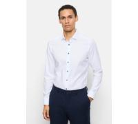 Businesshemd OLYMP "OLYMP Level Five, body fit, Royal Kent", Herren, Gr. 44, Normaler Arm, weiß, 97% Baumwolle, 3% Elastolefin, Hemden (13578947-44) weiß