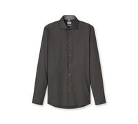 Businesshemd OLYMP "OLYMP Level Five, body fit, Royal Kent", Jungen, Gr. 42, Normaler Arm, anthrazit, 97% Baumwolle, 3% Elastolefin, Hemden (17649168-42) anthrazit