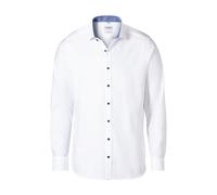 Businesshemd OLYMP "OLYMP Level Five, body fit, Royal Kent", Jungen, Gr. 42, Normaler Arm, weiß, 97% Baumwolle, 3% Elastolefin, Hemden (70426013-42) weiß