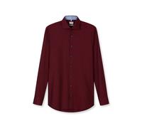 Businesshemd OLYMP "OLYMP Level Five, body fit, Royal Kent", Jungen, Gr. 46, Normaler Arm, dunkelrot, 97% Baumwolle, 3% Elastolefin, Hemden (31310309-46) dunkelrot