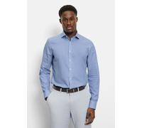 Businesshemd OLYMP "OLYMP Level Five, body fit, Royal Kent mit extra langem Arm", Herren, Gr. 38, Normaler Arm, blau (royal), 100% Baumwolle, Hemden (43952104-38) royal