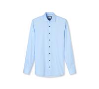 OLYMP Hemd Herren Slim Fit Extra langer Arm Baumwoll-Stretch blau, 40