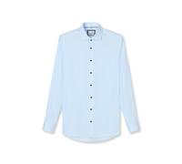 OLYMP Level Five, Business Hemd, body fit, Blau, Streifen, Extra langer Arm, Kent, 40 (2108291140)