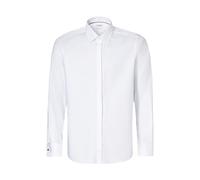 Businesshemd OLYMP "OLYMP Level Five Soirée, body fit, Hochzeitshemd, New York Kent", Herren, Gr. 39, Normaler Arm, weiß, 97% Baumwolle, 3% Elastolefin, Hemden (61061704-39) weiß