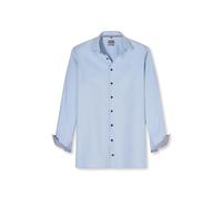 OLYMP Hemden Herren Comfort Fit Langarm Kent blau, 46
