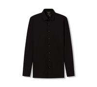 Businesshemd OLYMP "OLYMP Luxor 24/Seven, modern fit, Businesshemd, New Kent", Herren, Gr. 37, Normaler Arm, schwarz, 92% Baumwolle, 8% Elasthan, Hemden (86695002-37) schwarz