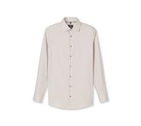 Businesshemd OLYMP "OLYMP Luxor 24/Seven, modern fit, Global Kent", Herren, Gr. 41, Normaler Arm, taupe, 64% Baumwolle, 27% Polyester, 9% Elasthan, Hemden (86286126-41) taupe